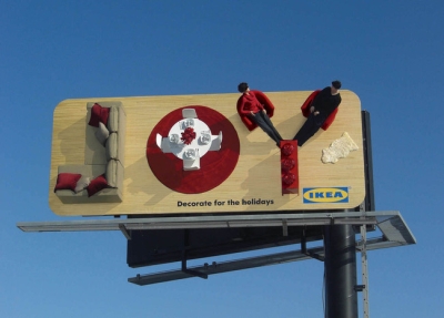 Рекламный баннер Ikea